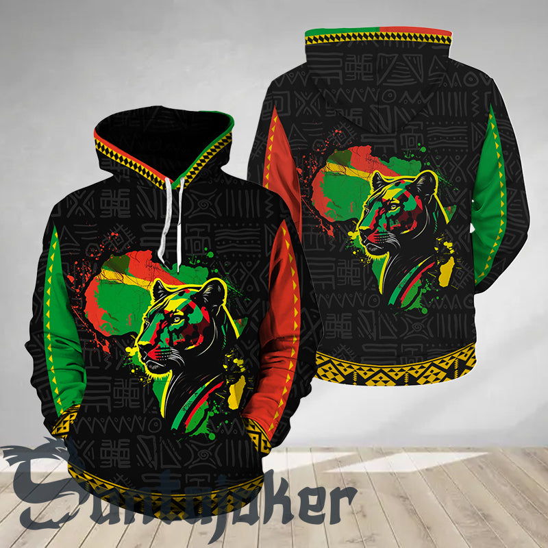 African Map Black Panther Hoodie & Zip Hoodie – OwlOhh