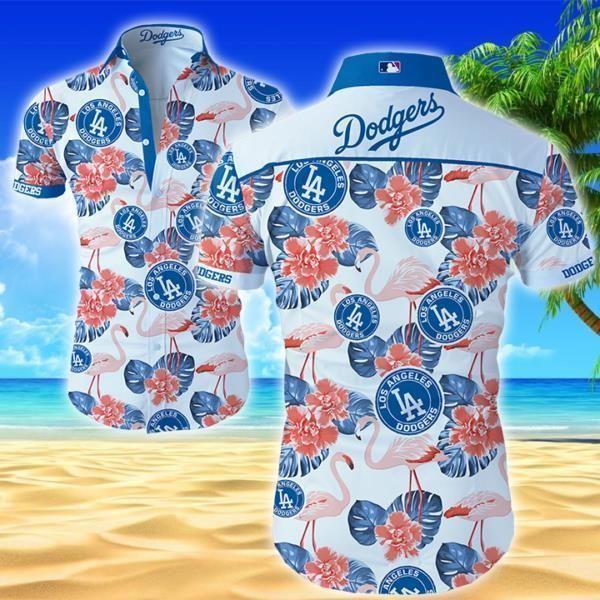 Personalized Los Angeles Dodgers Hawaiian Shirts Short Beach - Owl Ohh