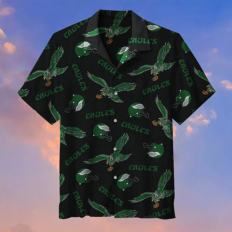 Best Philadelphia Eagles Hawaiian Aloha Shirt For Big Fans Hawaiian Shirt -  Owl Ohh