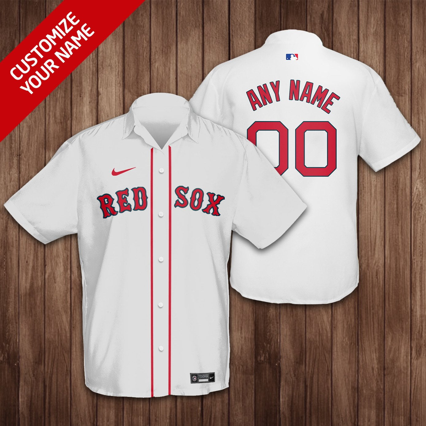 Nouvette Boston Red Sox Hawaiian Shirt