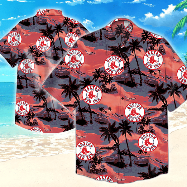 Boston Red Sox Tommy Bahama Hawaiian Shirt