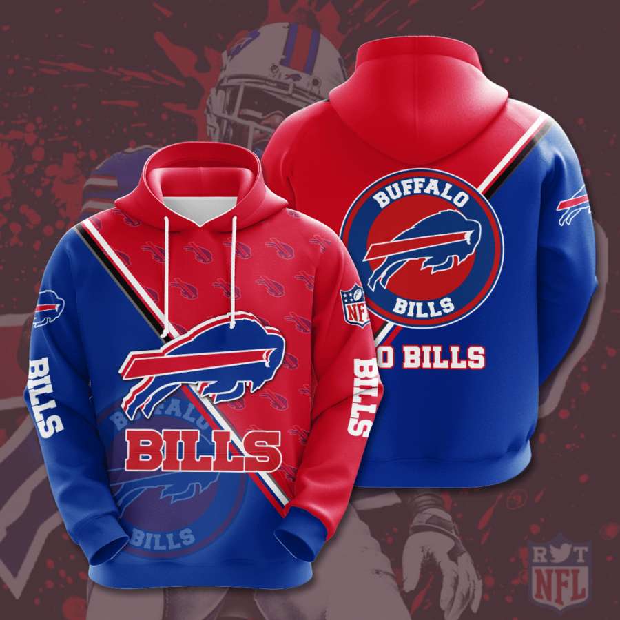 Buffalo Bills No262 Custom Pullover 3D Hoodie  – OwlOhh