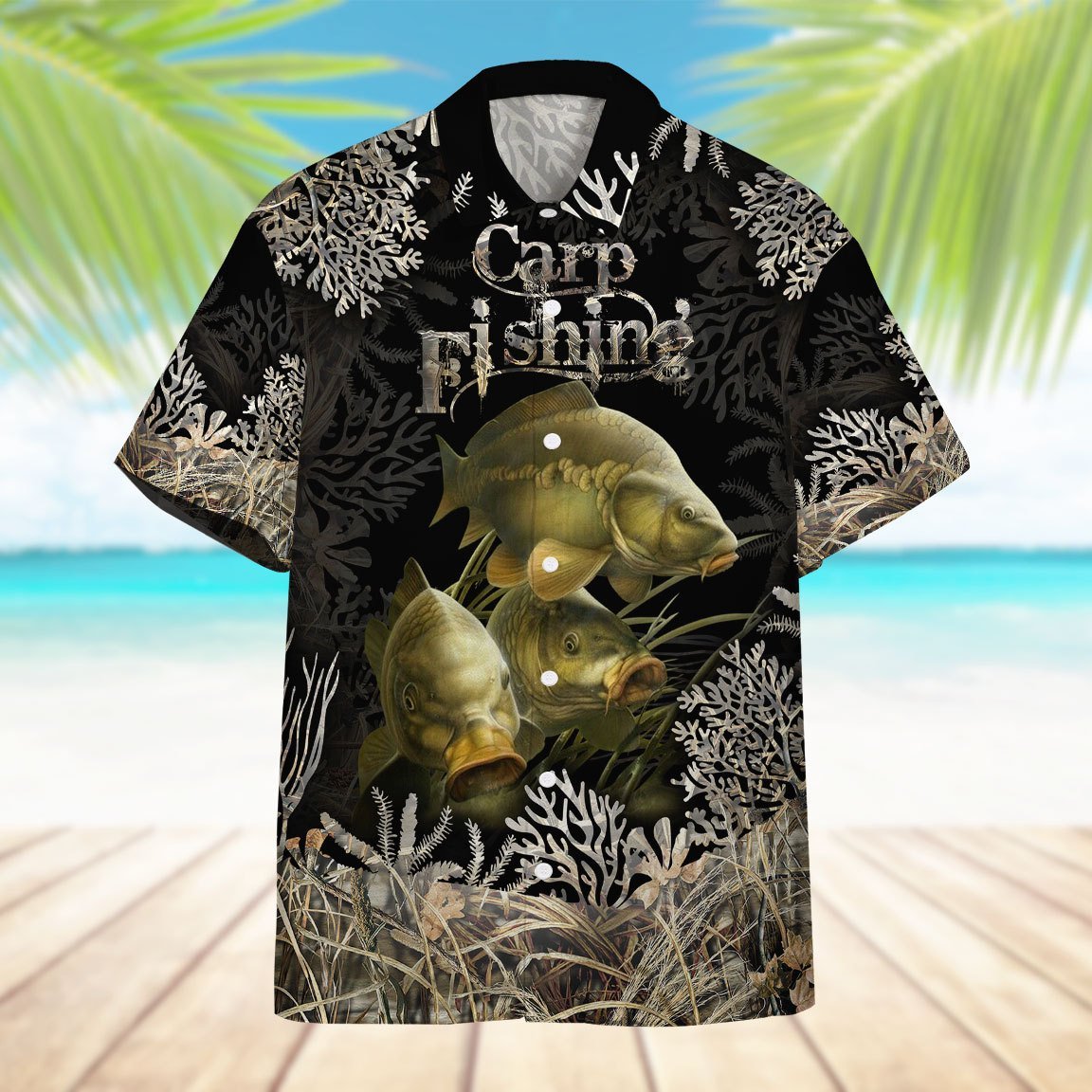 Carp Fishing Hawaiian Shirt - Owl Ohh