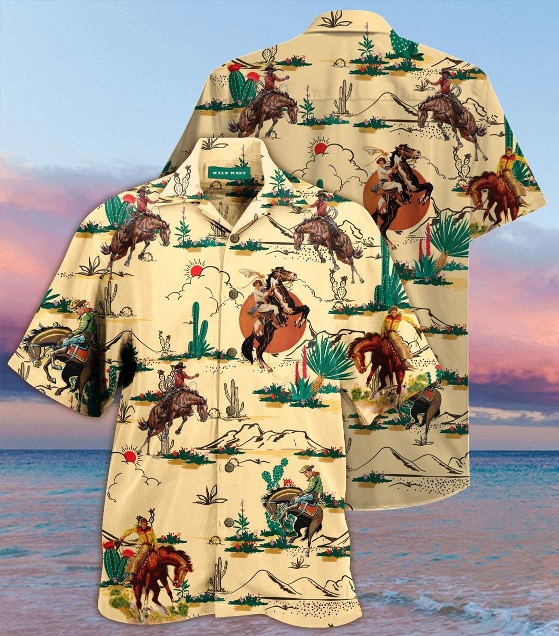 Cowboy Hawaiian Shirt