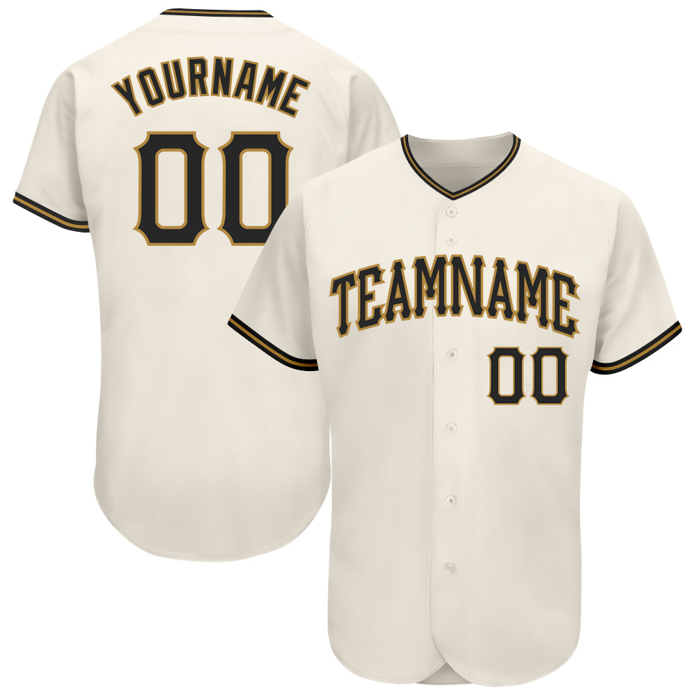 Custom Cream Baseball Jerseys  Cream Jerseys For Men's Women's