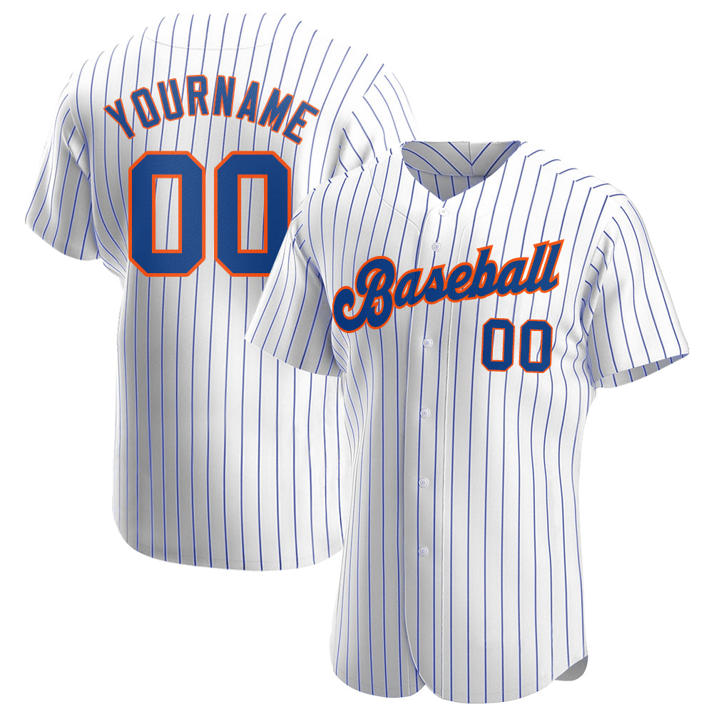 Personalized New York Mets Baseball All Over Print 3D Hawaiian Shirt -  Pinstripe Baseball White - T-shirts Low Price