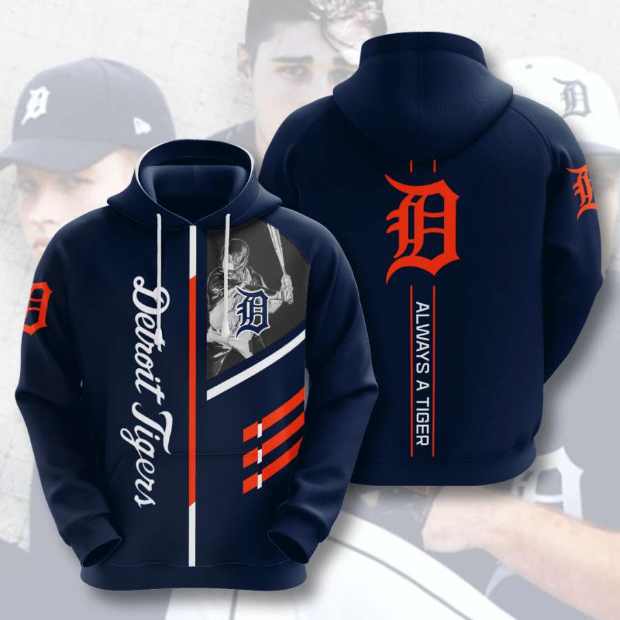 Detroit Tigers Hoodie 3D Sugar Skull Detroit Tigers Gift