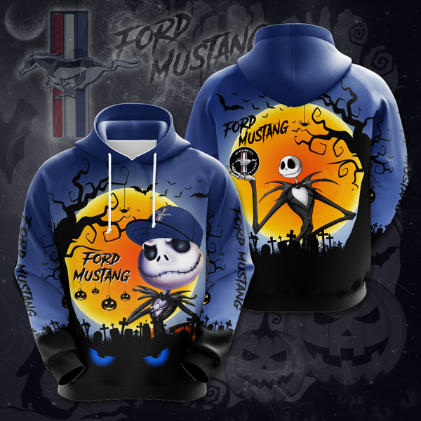 Ford Mustang No666 Custom Pullover 3D Hoodie  – OwlOhh