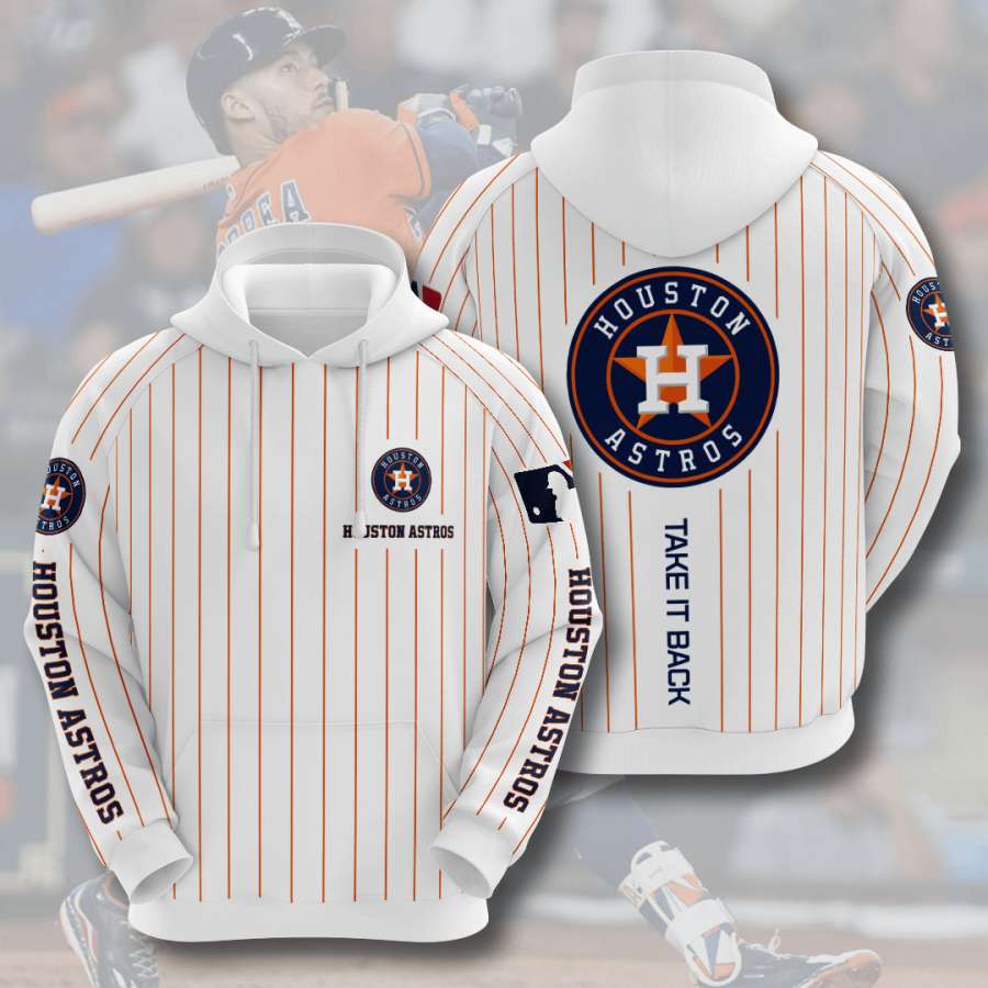 Personalized Houston Astros No784 Custom Pullover 3D Hoodie