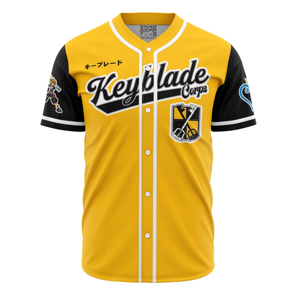 Keyblade Corps Sora Kingdom Hearts Baseball Jersey
