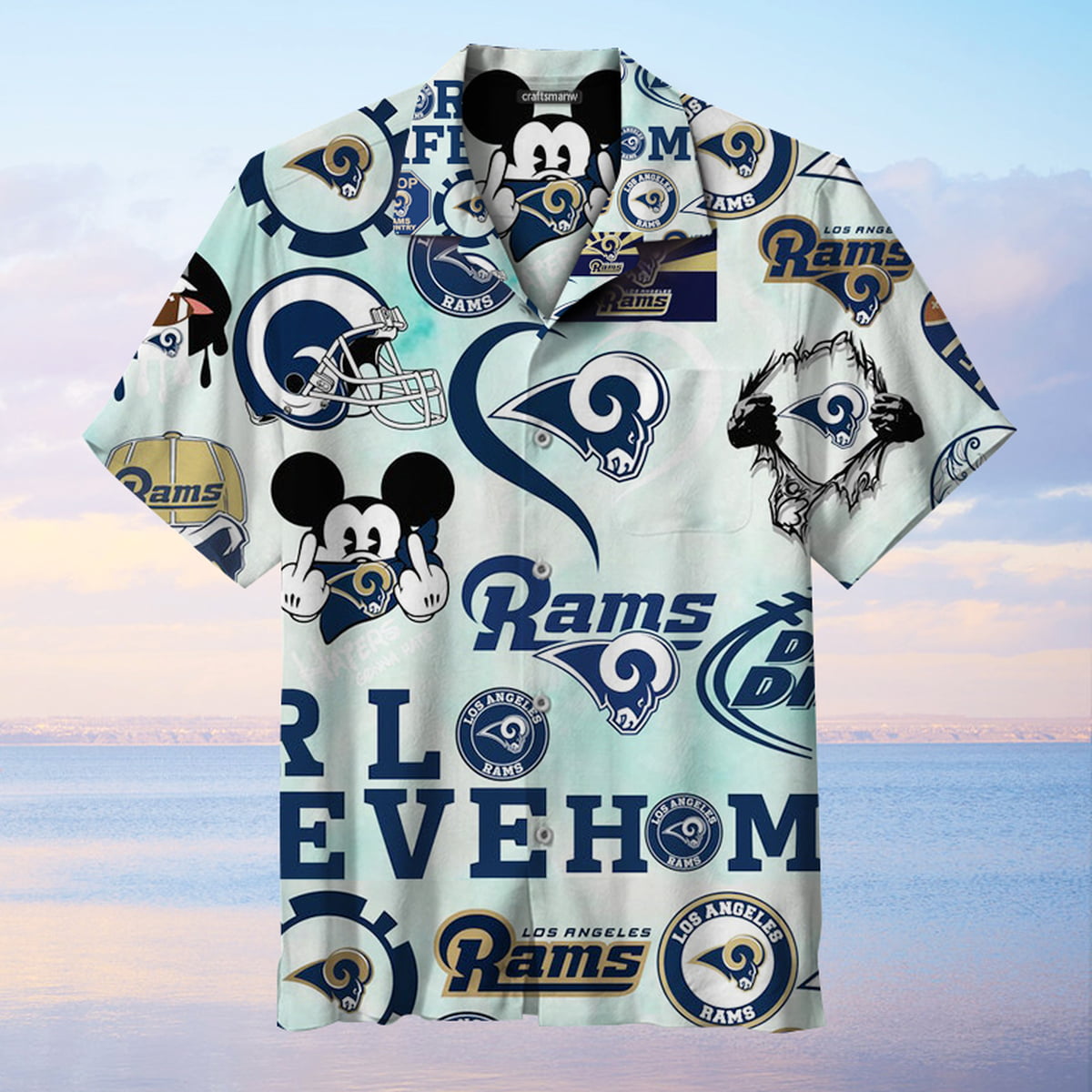 Los Angeles Rams Classic Hawaiian Shirt - Owl Ohh