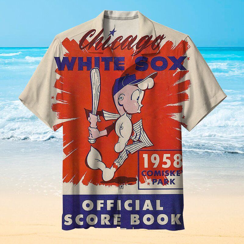 MLB Chicago White Sox Vintage 1958 Baseball Hawaiian Shirt - T-shirts Low  Price