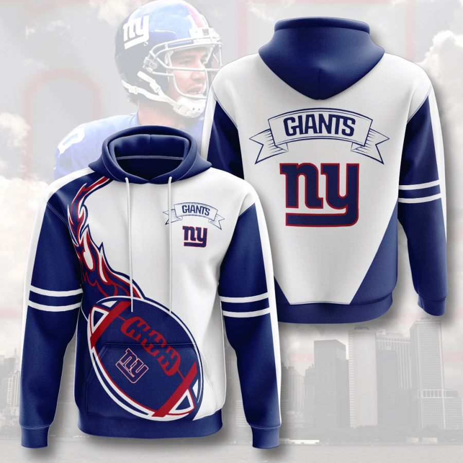 Personalized NFL New York Giants Alternate 3D Printed Hoodie T-shirt  Sweatshirt - Owl Fashion Shop