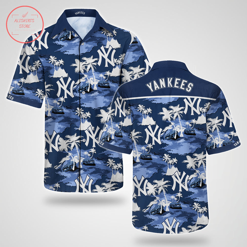 New York Yankees Highlights Button Up Shirt  New york yankees, Button up  shirts, Hawaiian shirt