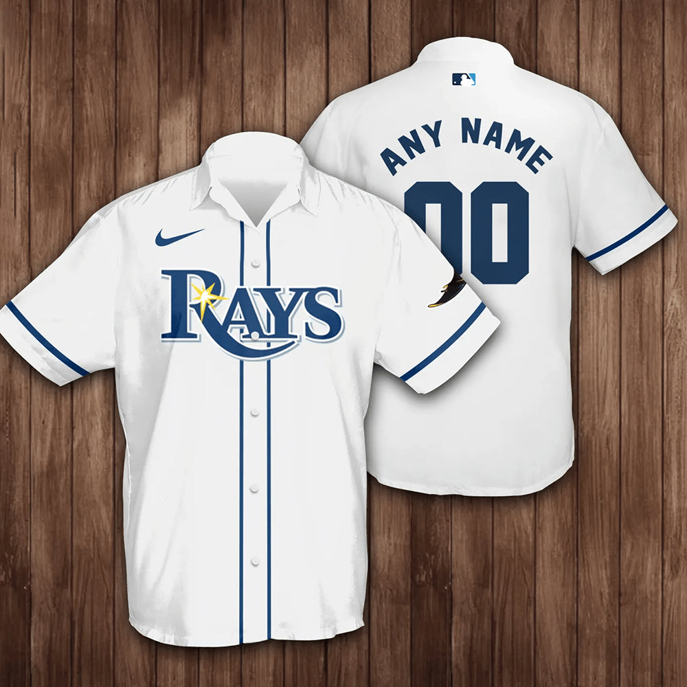 Tampa Bay Rays 12'' x 16'' Personalized Team Jersey Print