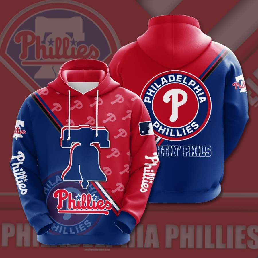 Philadelphia Phillies No1615 Custom Pullover 3D Hoodie  – OwlOhh