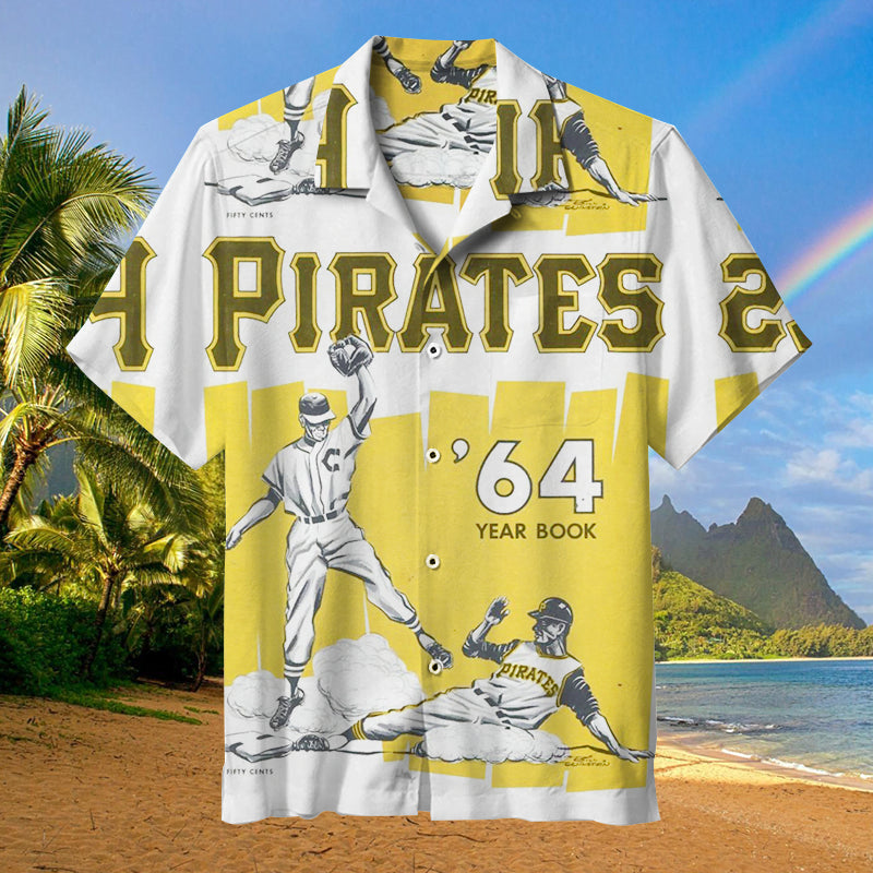 Pittsburgh Pirates MLB Hawaiian Shirt Sea Shores The Sport Of Two