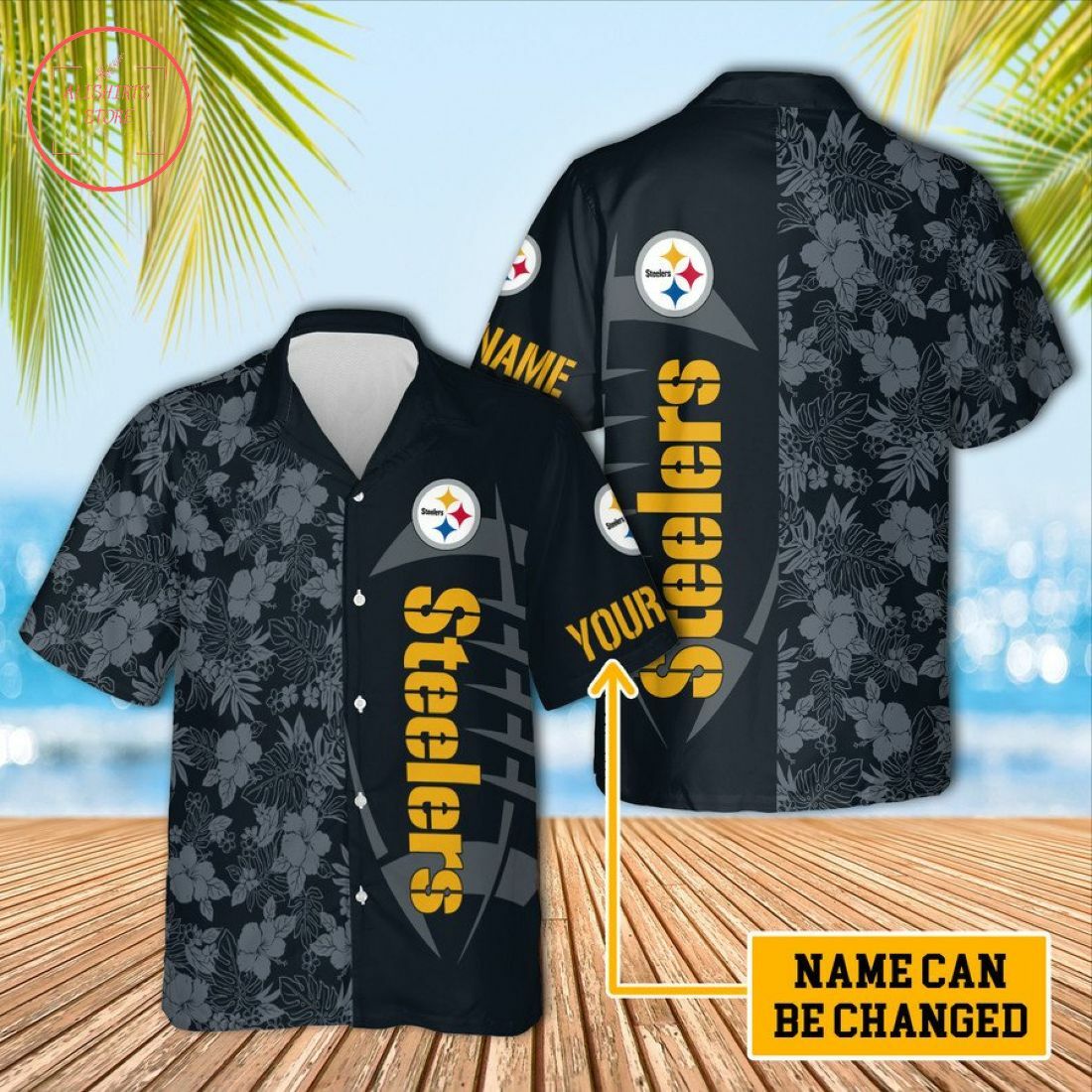 Pittsburgh Steelers Unisex Custom Hawaiian Shirt