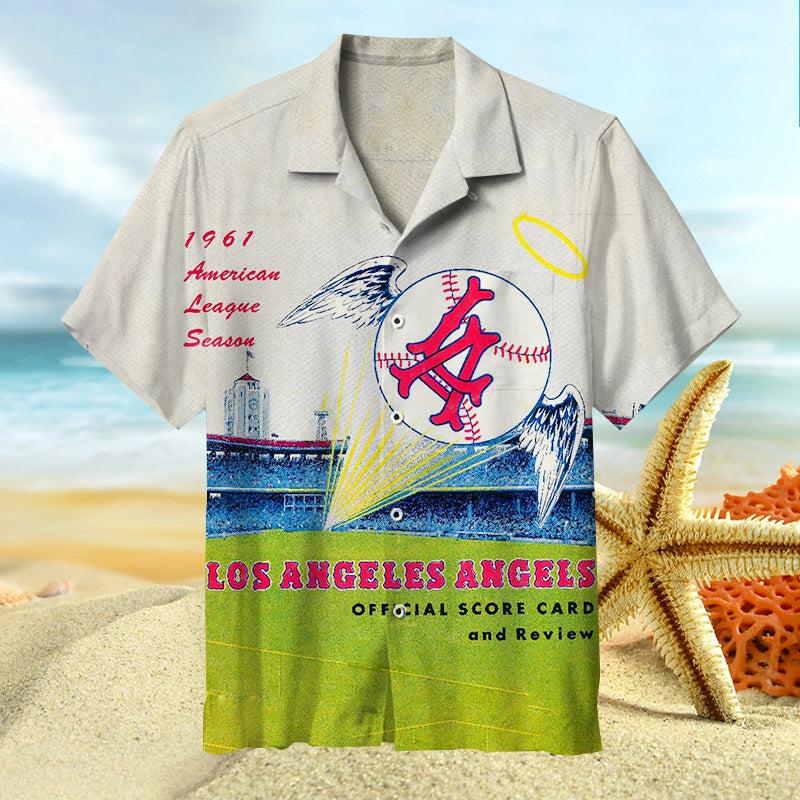 Los Angeles Angels Tommy Bahama Hawaiian Shirt