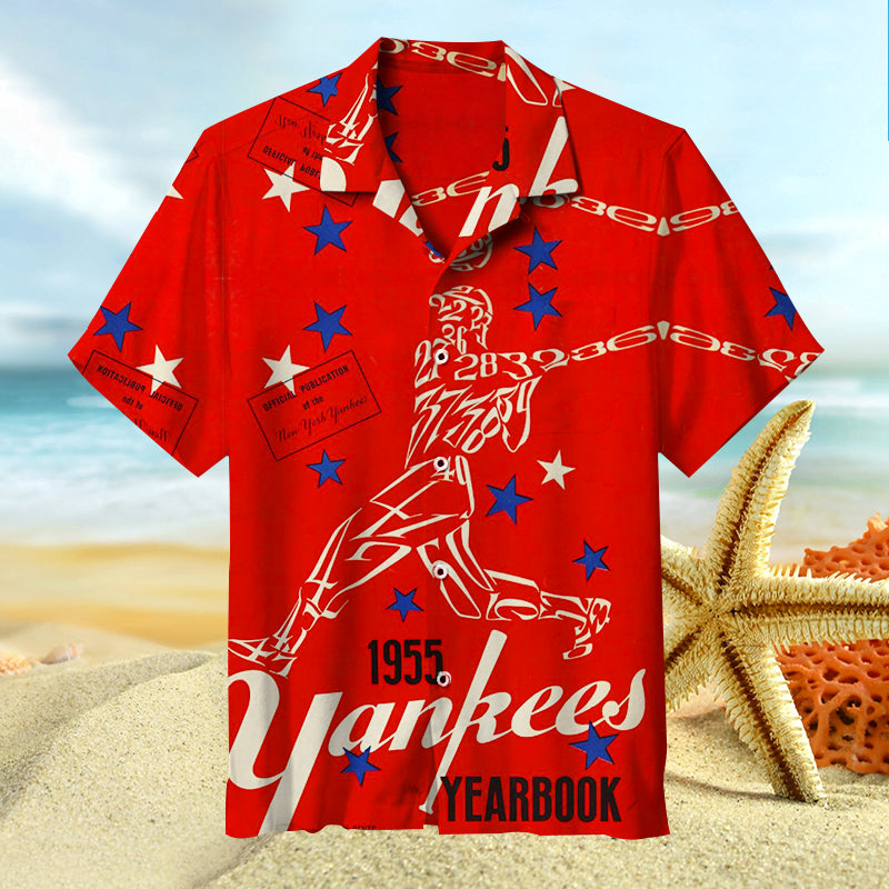New York Yankees Hawaiian Shirt - Owl Ohh