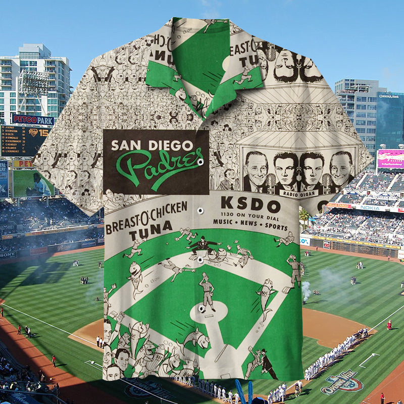 San Diego Padres MLB Hawaiian Shirt 4th Of July Independence Day