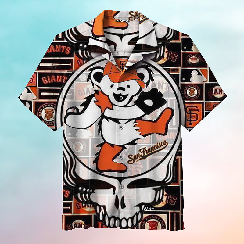 San Francisco Giants Unisex Custom Hawaiian Shirt - Owl Ohh