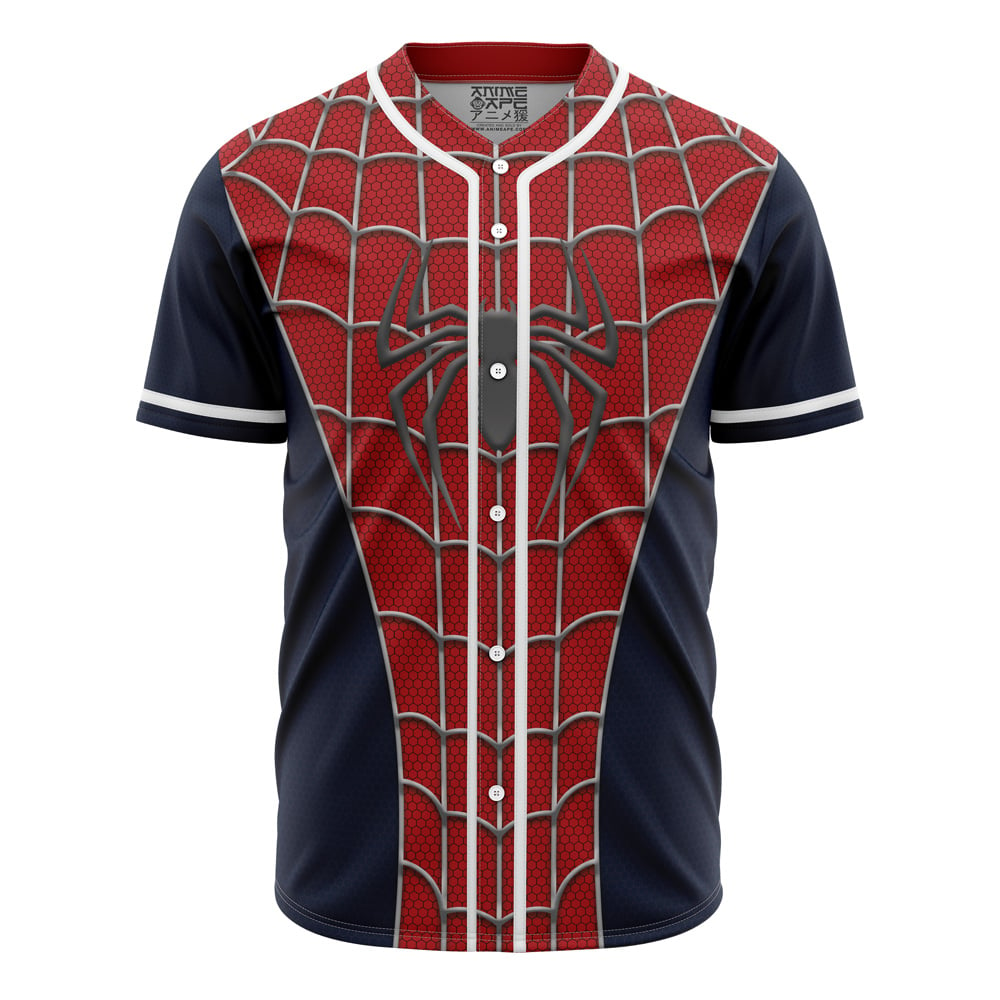 Spiderman Cosplay Marvel Baseball Jersey
