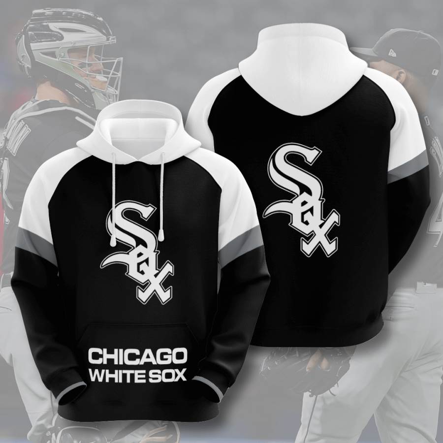 Sports Baseball Mlb Chicago White Sox Usa 472 Pullover 3D Hoodie