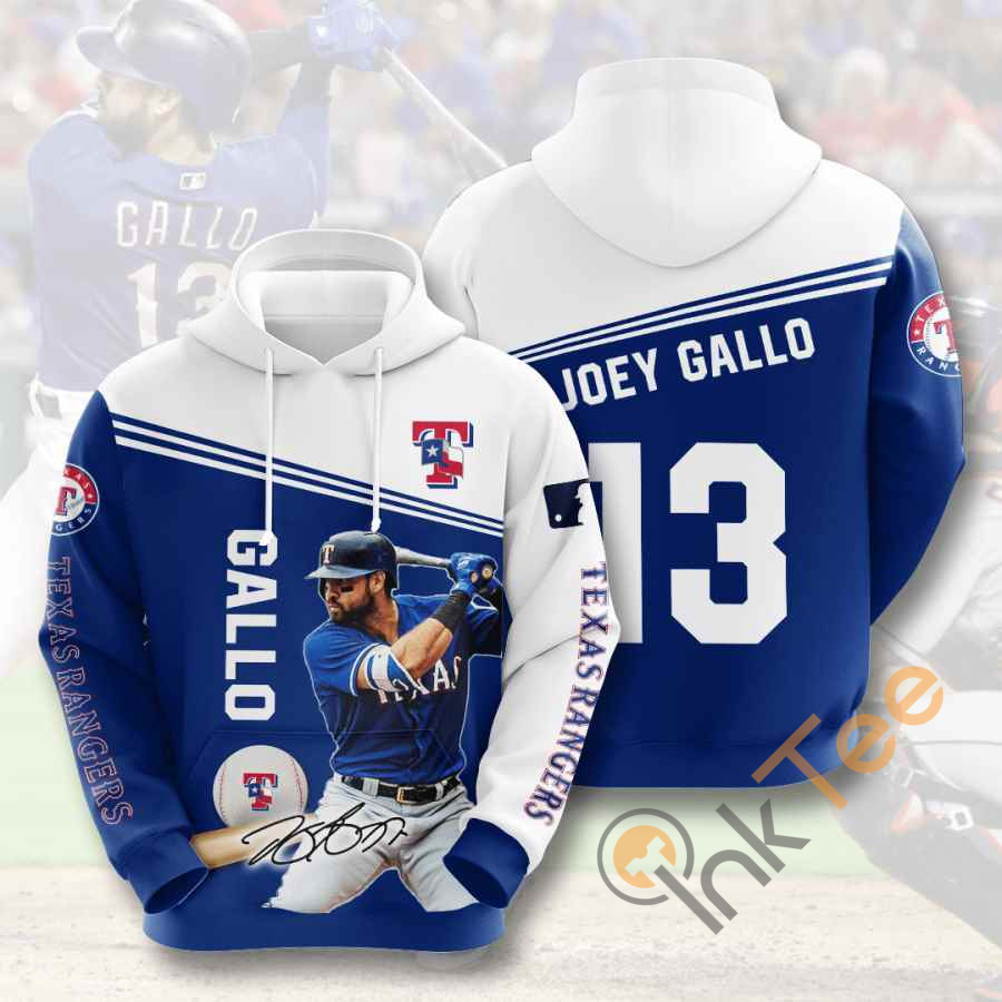 Texas Rangers Joey Gallo Official Light Blue Authentic Men's