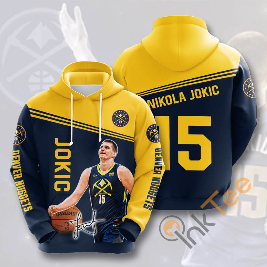 Sports Basketball Nba Denver Nuggets Nikola Jokic Usa 1014 Pullover 3D Hoodie  – OwlOhh
