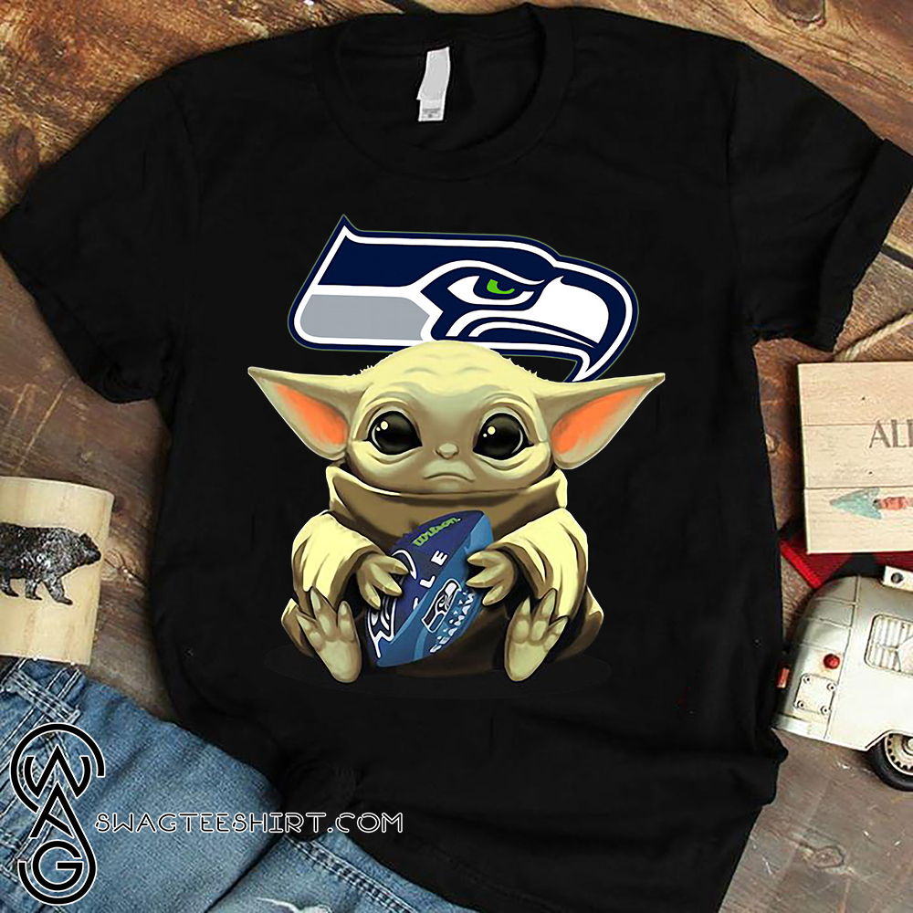 Star wars baby yoda hug seattle seahawks shirt – OwlOhh