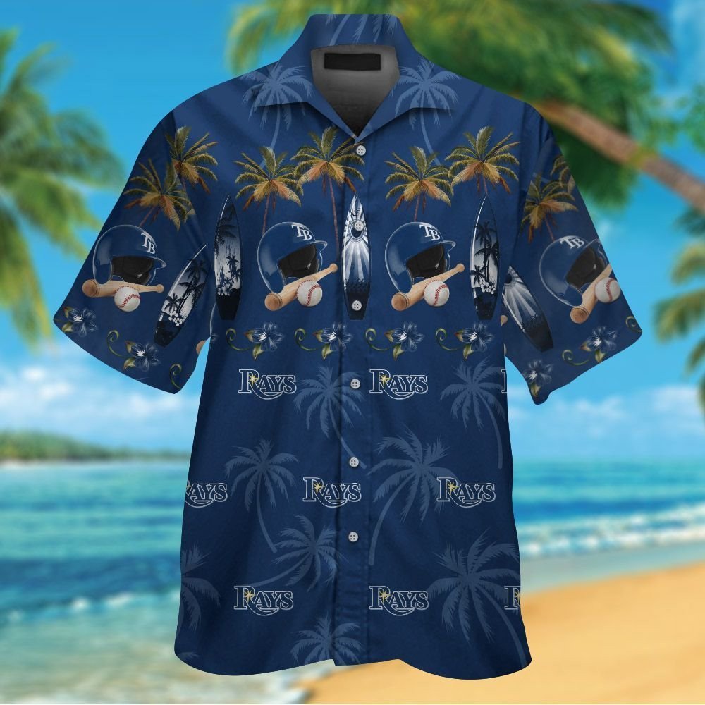 Tampa Bay Rays Mlb Floral Hawaiian Shirt Men Youth Rays Aloha