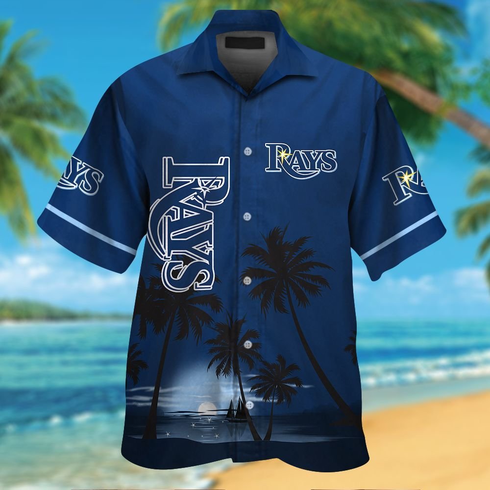 Rays Hawaiian Shirt Tampa Bay Rays Dolphin Custom Hawaiian Shirts