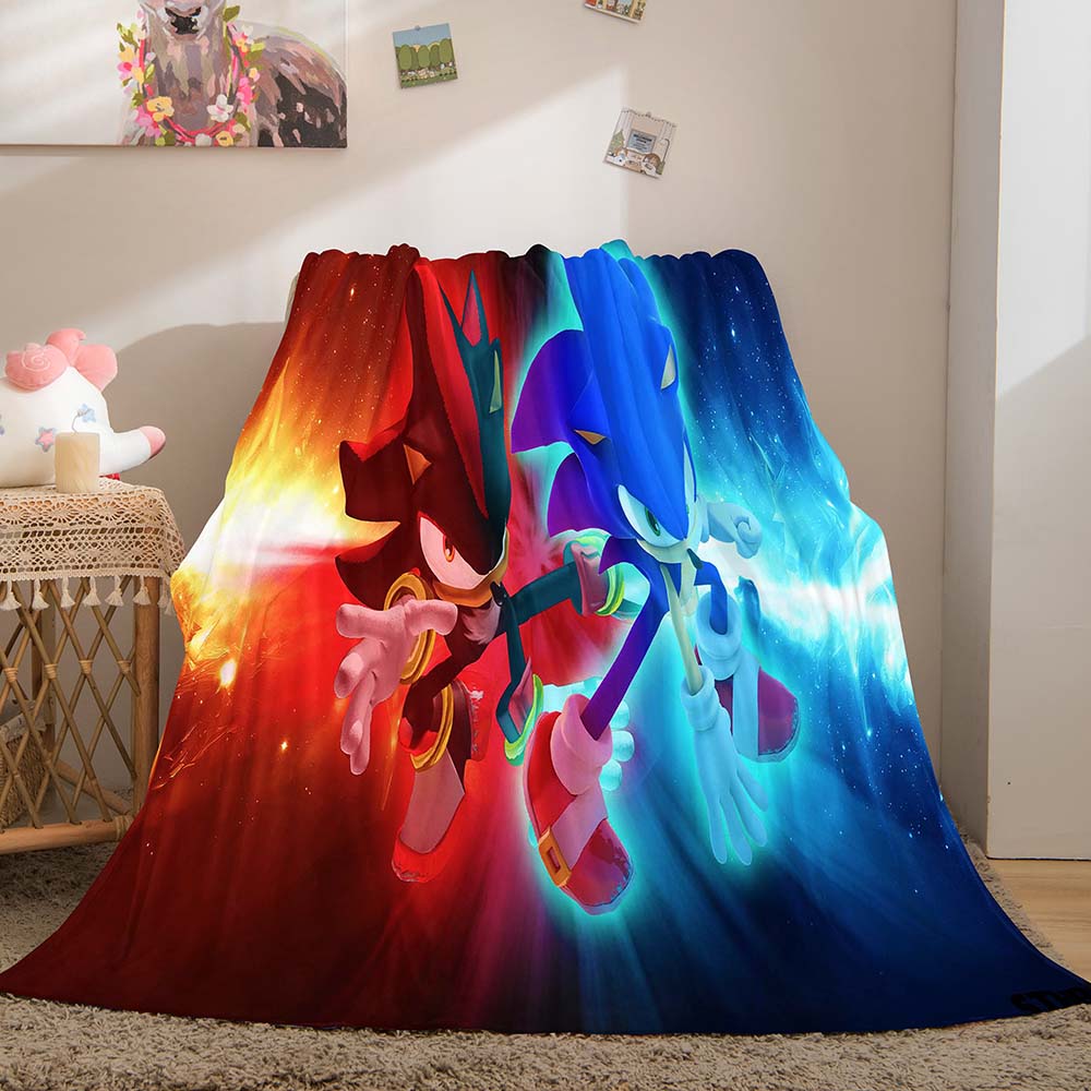 Adventures of Sonic the Hedgehog Blanket 664 Custom Print Blanket – Flannel Blanket – OwlOhh