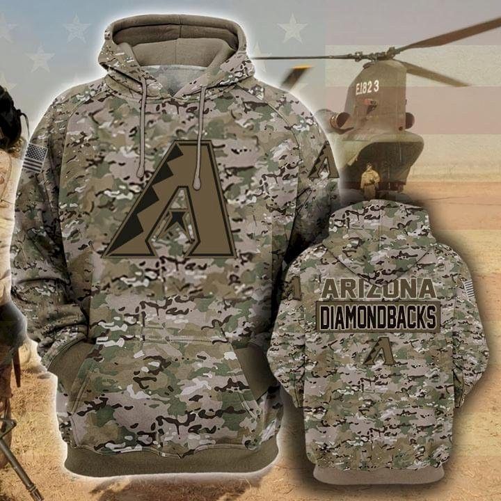 Arizona Diamondbacks Camouflage Veteran Pullover And Zippered Hoodies Custom 3D Barcelona Graphic Printed 3D Hoodie All Over Print Hoodie For Men For Women  – OwlOhh