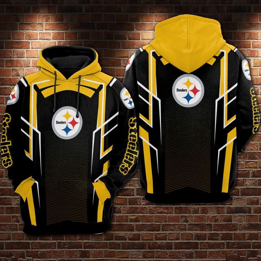 Pittsburgh Steelers Ncaa Football 3D Hoodie Sweatshirt For Fans Men Women Pittsburgh Steelers All Over Printed Hoodie. Pittsburgh Steelers 3D Full Printing Shirt  – OwlOhh