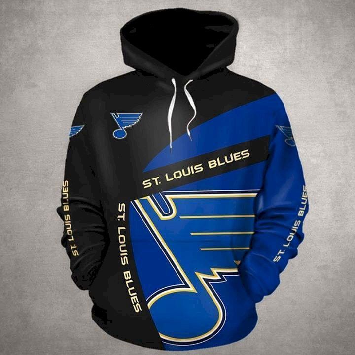 St Louis Blues Nhl Fan Pullover And Zippered Hoodies Custom 3D Graphic Printed 3D Hoodie All Over Print Hoodie For Men For Women  – OwlOhh