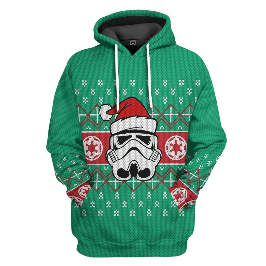 Star Wars Storm Trooper All Over Print T-Shirt Hoodie Fan Gifts Idea – Unisex Hoodie For Men and Women – OwlOhh