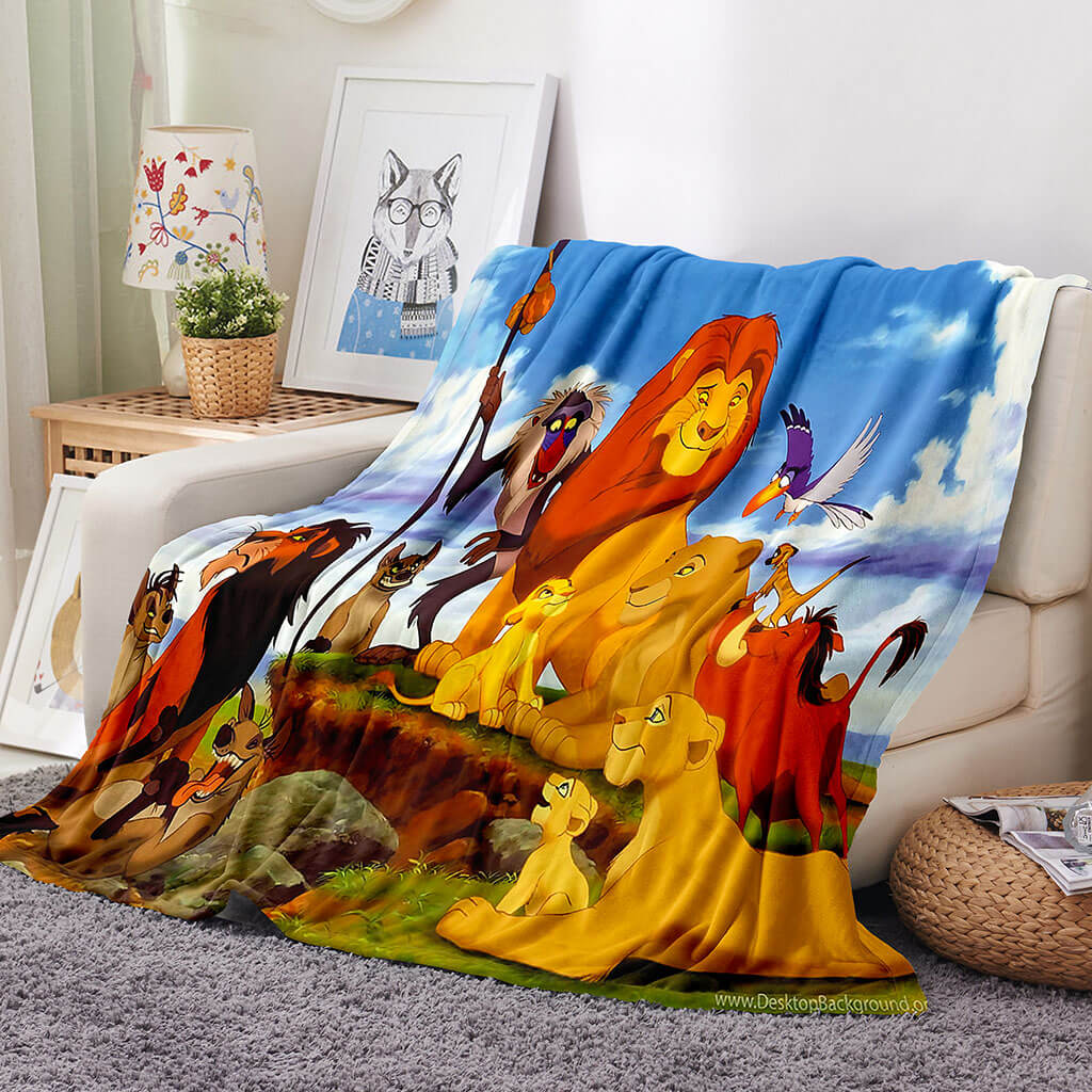 The Lion King Blanket 862 Custom Print Blanket – Flannel Blanket – OwlOhh