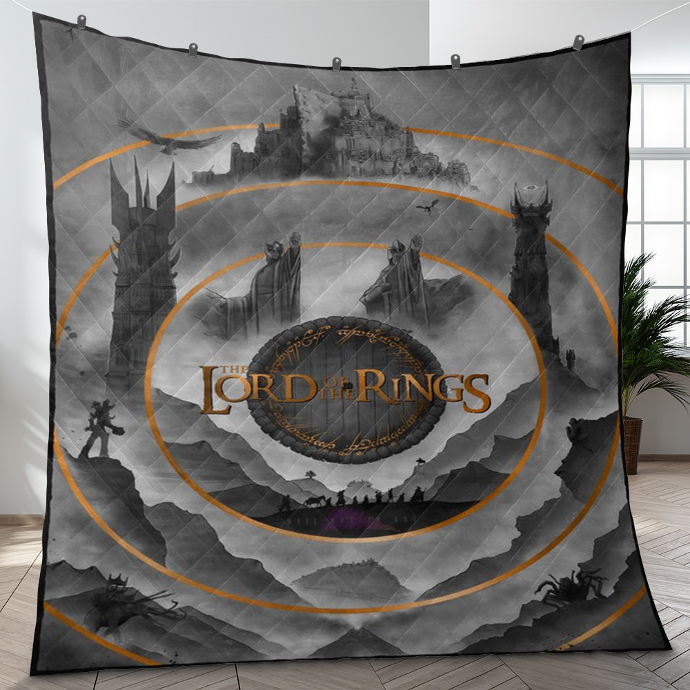 The Lord Of The Rings Film Series 10 Fan Gift – The Lord Of The Rings Film Series Blanket Custom Print Blanket – Flannel Blanket – OwlOhh