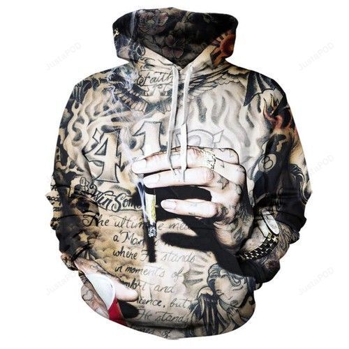 Wiz Khalifapullover And Zippered Hoodies Custom 3d Wiz Khalifa Graphic Printed 3d Hoodie For Men For Women  – OwlOhh